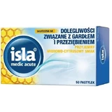 Isla Medic Acute honey-citrus flavor 50 lozenges for ...