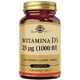 SOLGAR Vitamin D3 natural 25 mcg 100 capsules