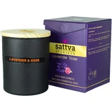 Sattva Candle Soy Candle Lavender and Indian Rose 200ml