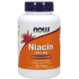 NOW FOODS Niacin 500 mg 250 tablets.