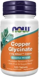 Now Foods Koperglycinaat 3 MG 120 tabletten