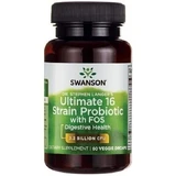 SWANSON Ultimate 16 Stämme Probiotikum 60 Kapseln.