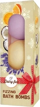 DELIA Zuivelpret X-MASS badbruisballen oranje, brownie, ...