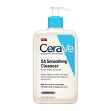  Cerave | SA Smoothing Cleanser Gel Limpiador & Limpiador | SA Smoothing Cleanser Exfoliación de la Piel Seca | 473ml