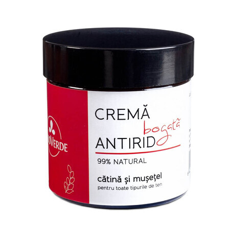 Crème riche anti-rides, 60 ml, Trio Verde