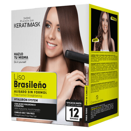 Traitement lissant pour cheveux brésiliens, 350 ml, Be Natural
