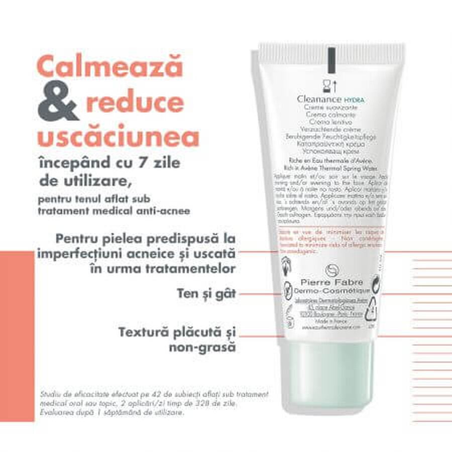 Crème Hydra Apaisante, 40 ml, Avène