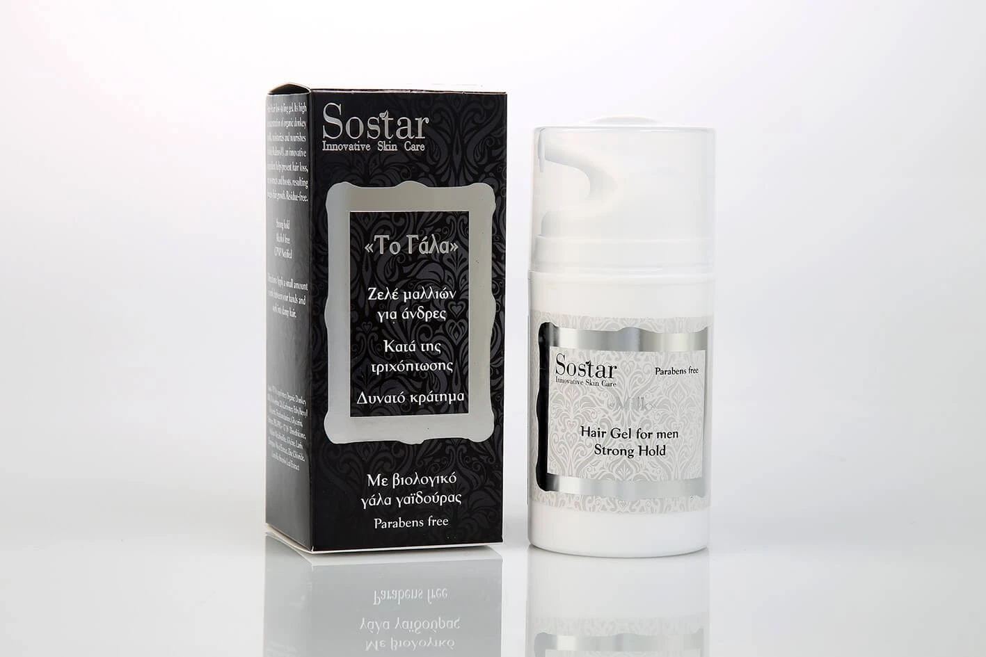 Sostar | Gel capillaire pour homme | Gel capillaire pour homme contre la chute des cheveux " "Milk" | 75ml