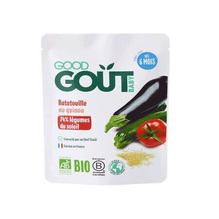 Bio Ratatouille mit Quinoa, +6 Monate, 190 gr, Good Gout