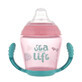 Cana anti-varsare cu cioc moale Sea life, 230 ml, Pink, Canpol Babies