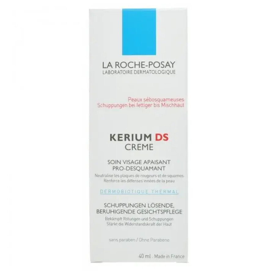 La Roche-Posay Kerium DS Kalmerende Crème voor Seborroïsch Dermatitis 40 ml