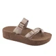 SUNSHINE Sandale anatomice pentru femei 25104 Gold N.38