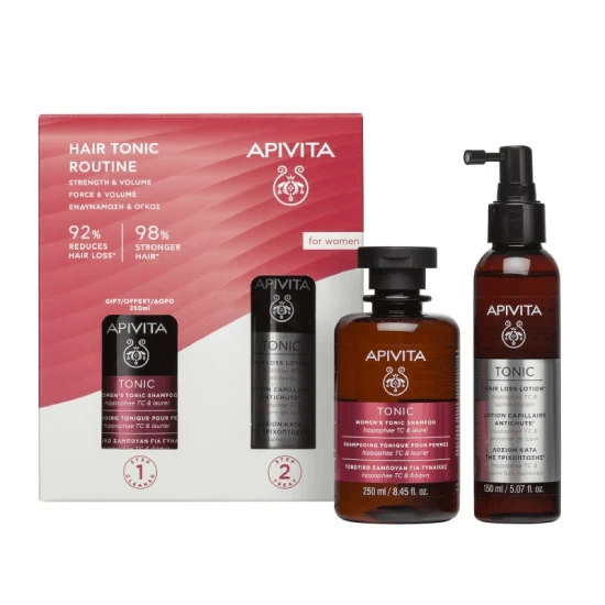 Apivita PROMO Lotion capillaire tonique pour femmes 150ml & CADEAU Lotion capillaire tonique 150ml & CADEAU Shampooing tonique Lotion capillaire