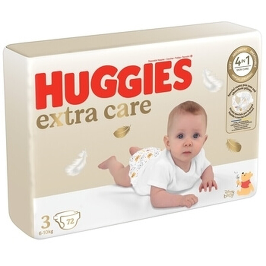 Pannolini n. 3 Elite Soft, 5-9 kg, 72 pezzi, Huggies