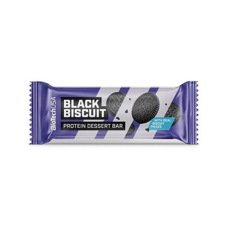 Barre protéinée Black Biscuit, 50 gr, BioTech USA