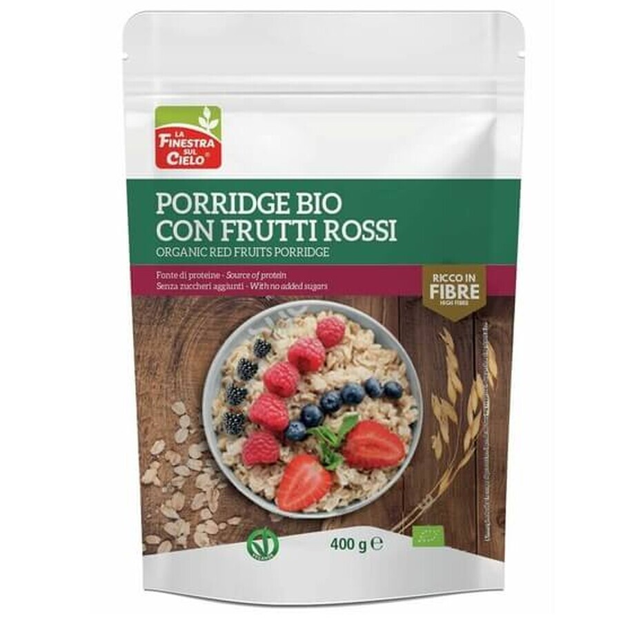 Porridge aux fruits rouges, 400 gr, La Finestra Sul Cielo