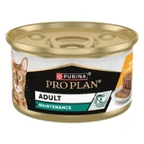 PURINA Pro Plan Adult Maintenance, Pollo, comida húmeda en lata para gatos, (paté), 85g