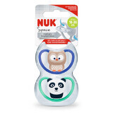 Sucette en silicone M3 Space, 2 pièces, 18-36 mois, Nuk