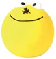 Trixie, jucărie minge smiley câini, cu sunet, latex, 6cm, multicolor