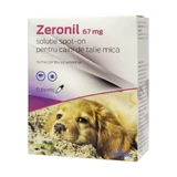 ZERONIL, uitwendige ontworming honden, XS-S(2 - 10kg), pipetten, 67mg x 6st