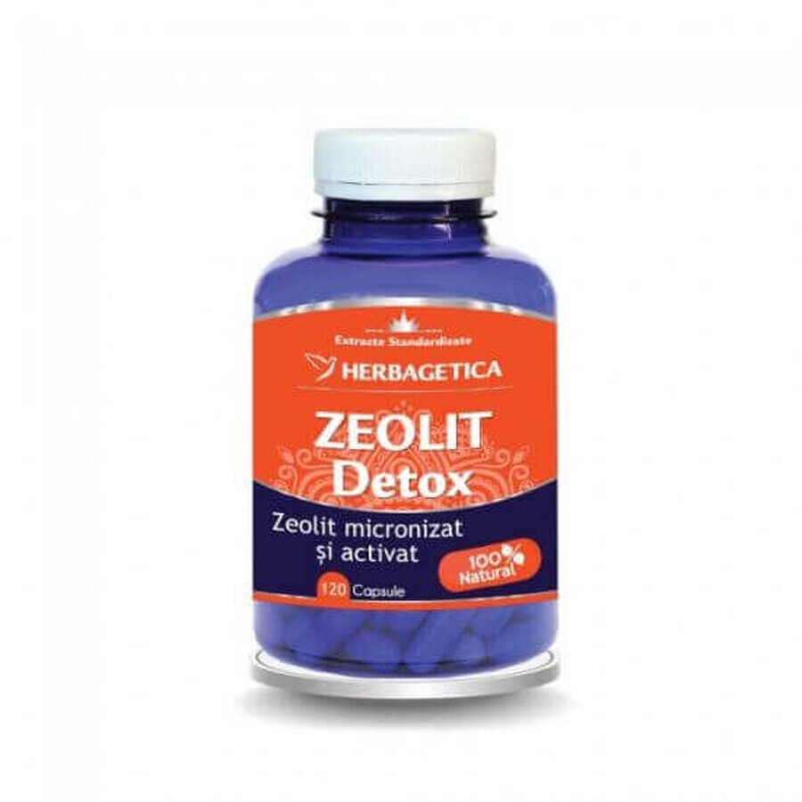 Zeolite Detox, 120 capsules, Herbagetica