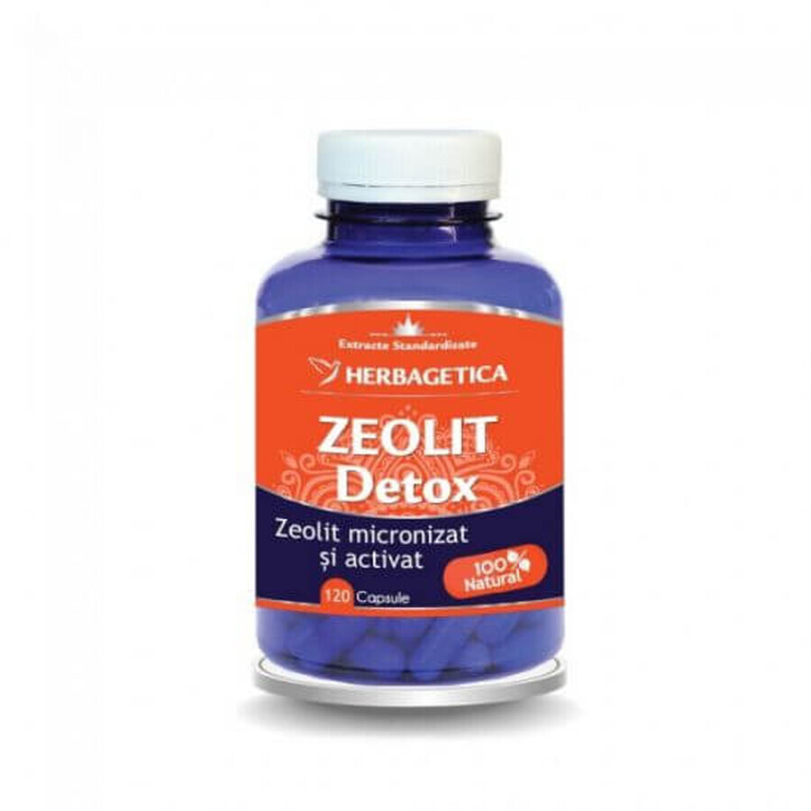Zeolite Detox, 120 capsule, Herbagetica recensioni