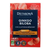 Ginkgo Biloba, 20 Fläschchen, Dietaroma Laboratories
