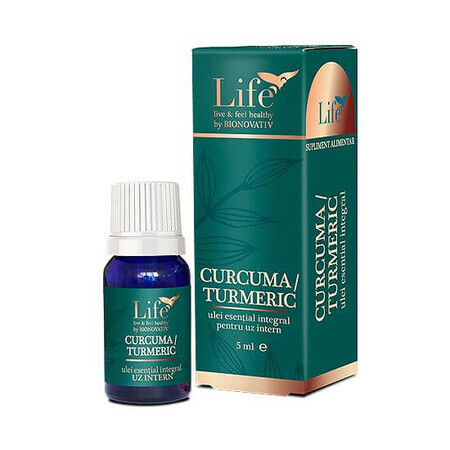 Kurkuma/Curcuma ganzes ätherisches Öl, 5 ml, Bionovativ