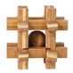 Joc logic IQ din lemn de bambus Box with ball