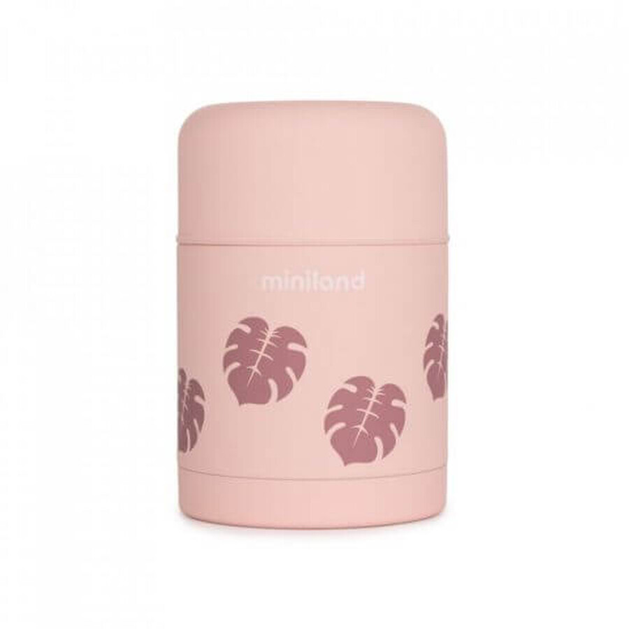 Thermos Terra Leaves pour aliments solides, 600 ml, Miniland