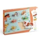 Puzzle din lemn cu butoni, Djeco