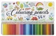 Set 36 creioane colorate in cutie metalica, Moxy