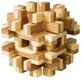 Joc logic IQ din lemn bambus Magic blocks puzzle 3d