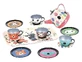 Musical rainbow tea set
