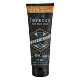 Benecos For Men Only, natuurlijke 3-in-1 sportgel voor lichaam, gezicht en haar, 250 ml