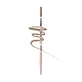 J.Cat Beauty Brow-LA 3-in-1 Mapping & Shaping Brow Pencil, 3-in-1 Brow Styling Pencil, 103 Medium Cool Brown, 0.08 g