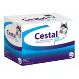 Cestal Plus, comprimés vermifuges pour chiens, à croquer et à mâcher, 200 pièces (25 plaquettes de 8).