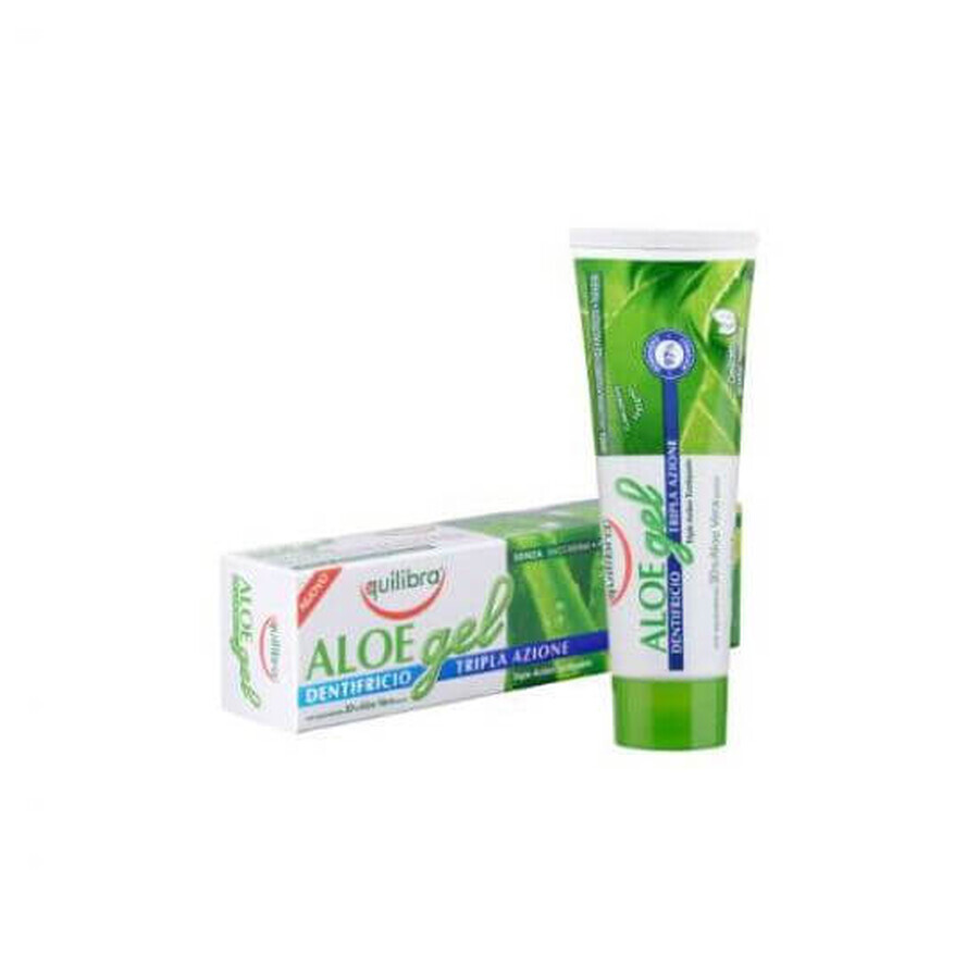 Zahngel mit dreifacher Aloe-Wirkung, 75 ml, Equilibra