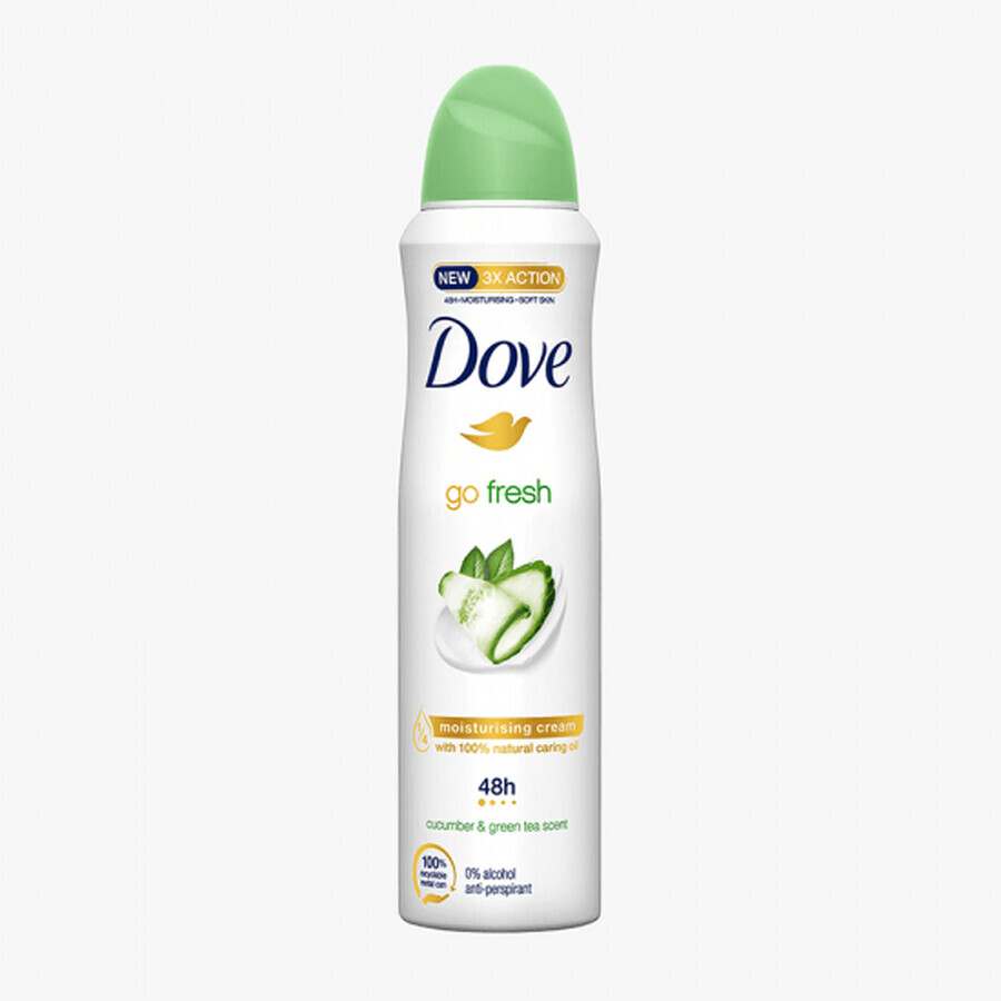 Déodorant pour femmes Concombre, 150 ml, Dove