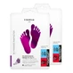 Set of 2 x L`Biotica, exfoliating heel mask in the form of soaked pads, 1 pair