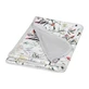 Babymatex, couverture double face en bambou 75x100 cm, gris-fleurs, 1 pcs.
