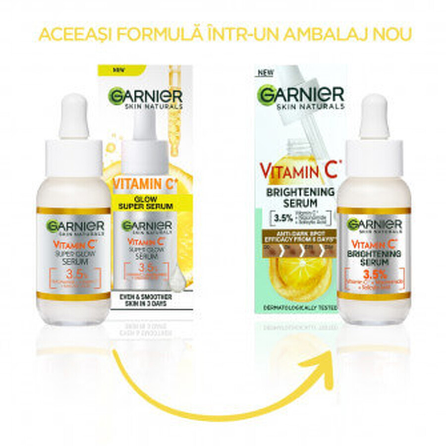 Garnier Skin Naturals Serum avec vitamine C, 30 ml