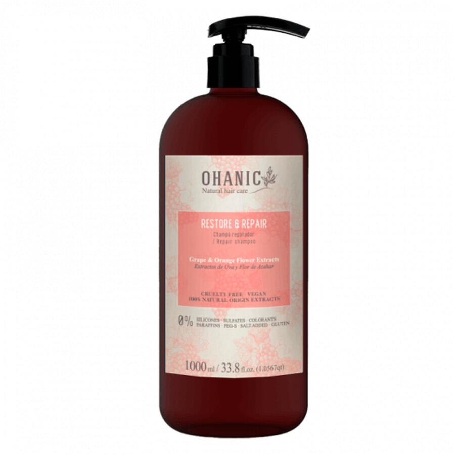 Reparatur-Shampoo, 1000 ml, Ohanic