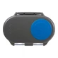 B.box, snackbox, snack container, Blue Slate, 1 pc.