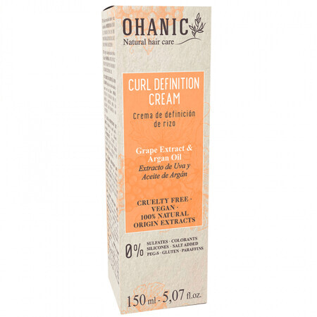 Crema definizione ricci, 150 ml, Ohanic