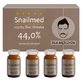Snailmed, ser pentru pielea bărbii cu mucus natural de melc și extract de chinină, 8 ml x 4 fiole