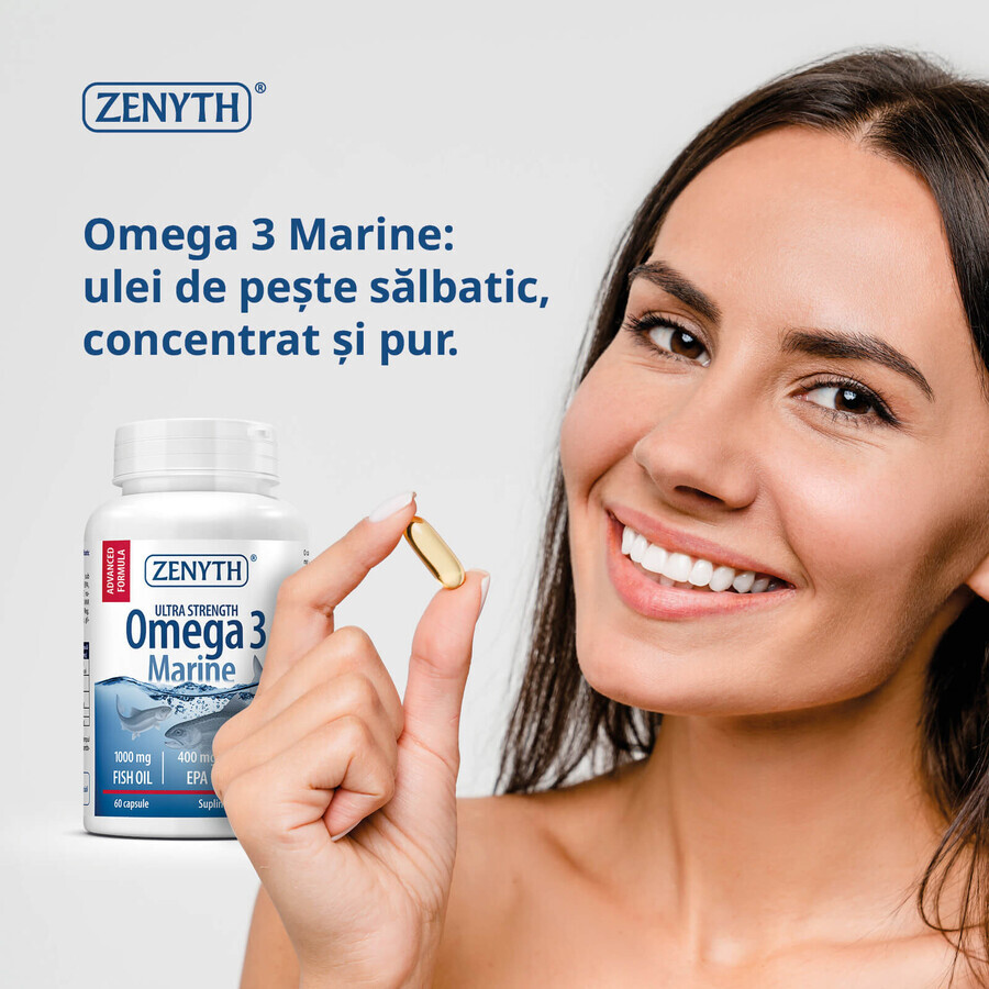 Omega 3 Marine, 60 capsules, Zenyth