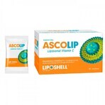 Ascolip Vitamine C Liposomale avec arôme d'orange, 1000 mg, 30 sachets, Liposhell