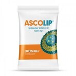 Ascolip Vitamine C Liposomale avec arôme d'orange, 1000 mg, 30 sachets, Liposhell