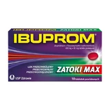 Ibuprom Zatoki Max, 400 mg + 60 mg, filmomhulde tabletten, 10 st.